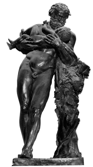 Silenus y el joven Baco